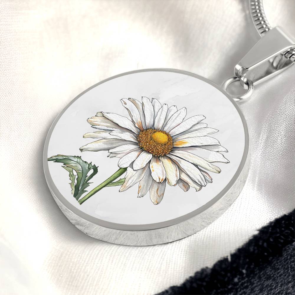 Birth Month Flower Necklace