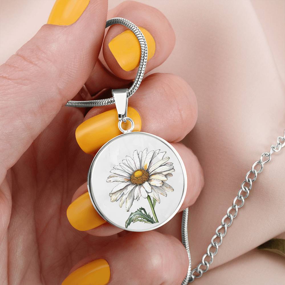 Birth Month Flower Necklace