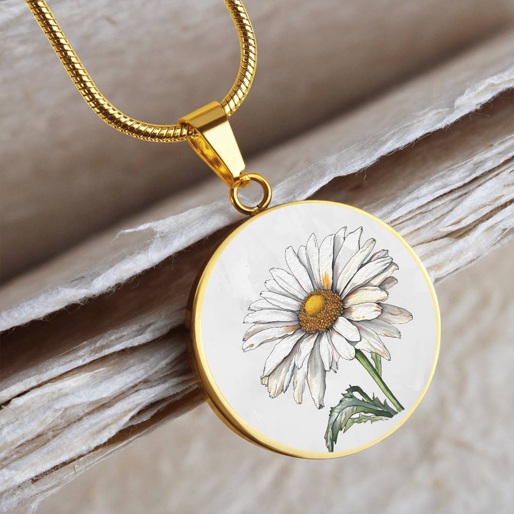 Birth Month Flower Necklace