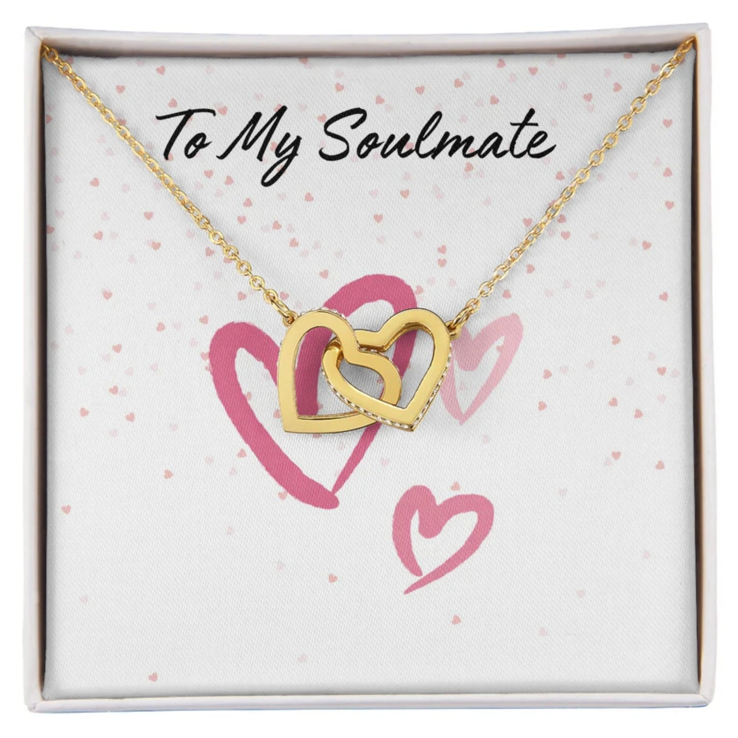 Personalized Interlocking Hearts