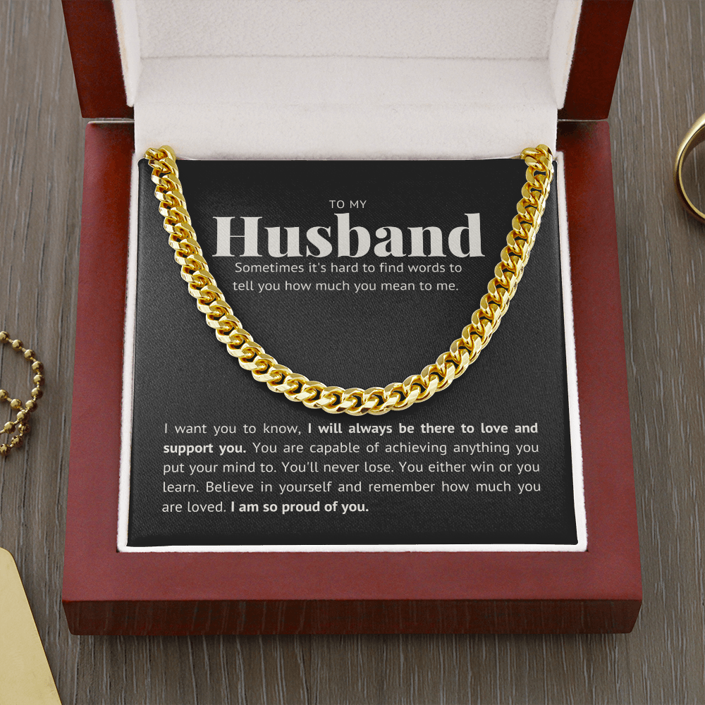 To my Husband, I'm so proud of you