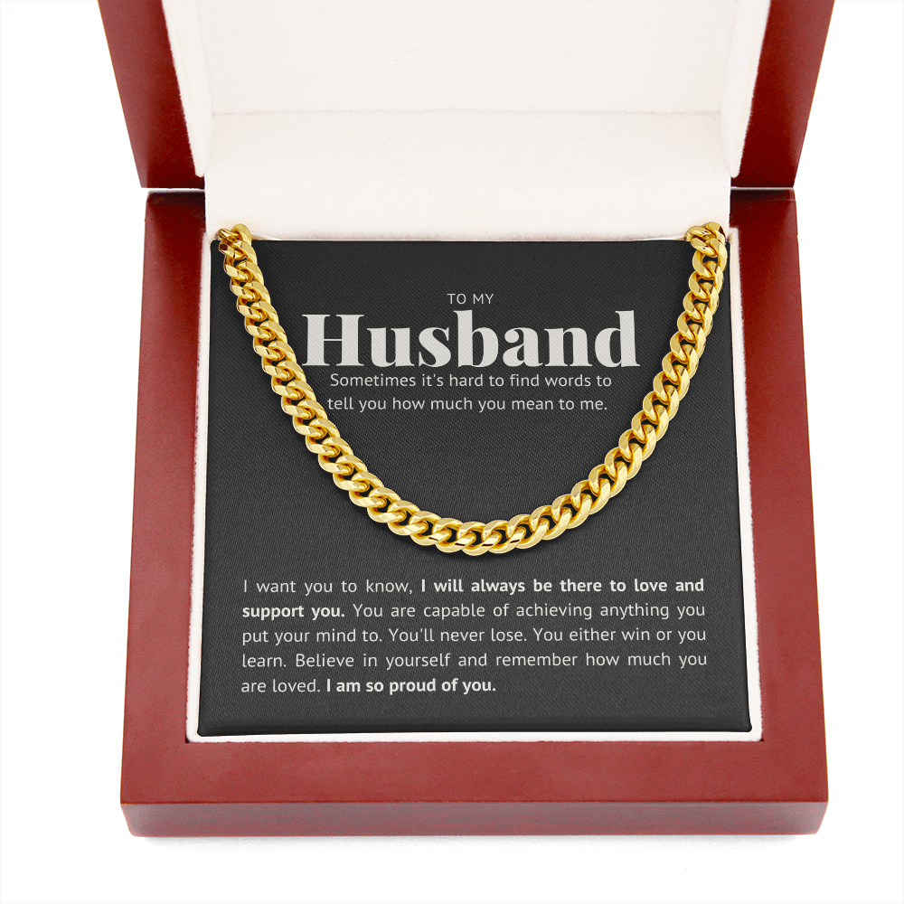 To my Husband, I'm so proud of you