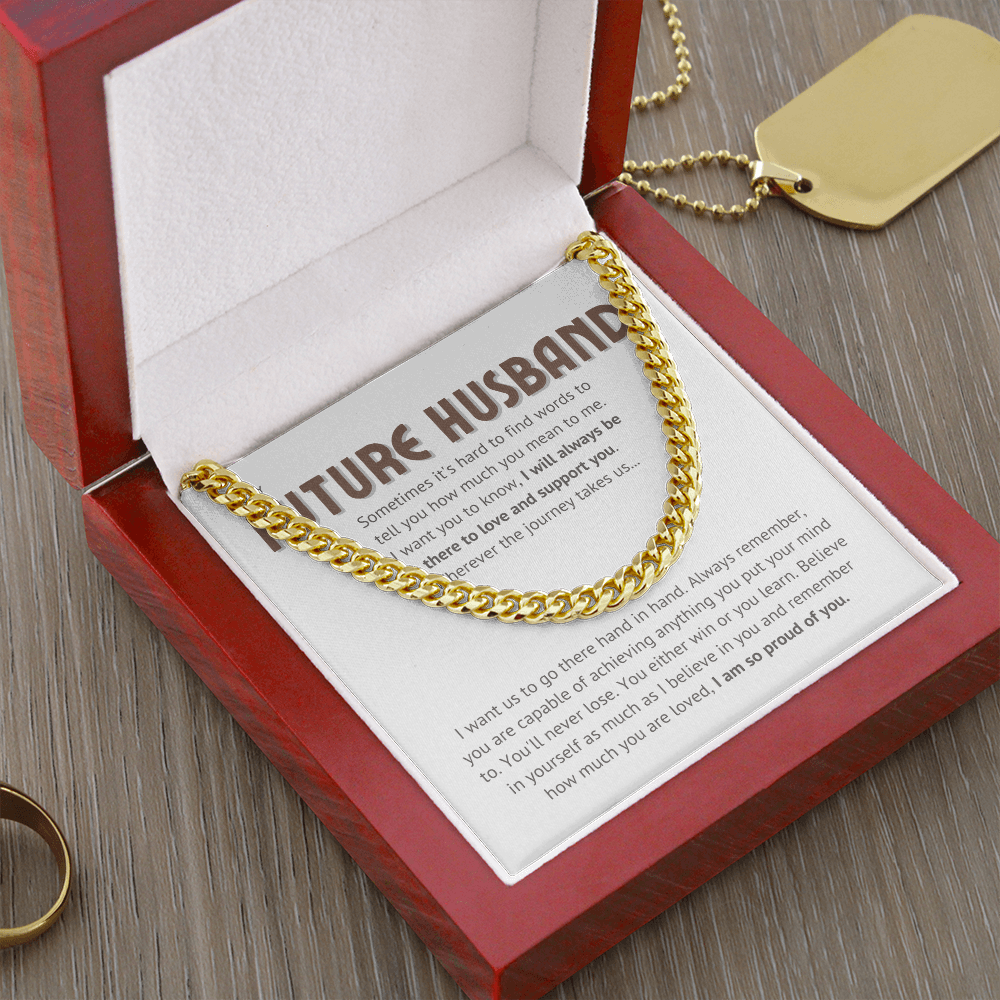 To my future husband - proud of you II, brown