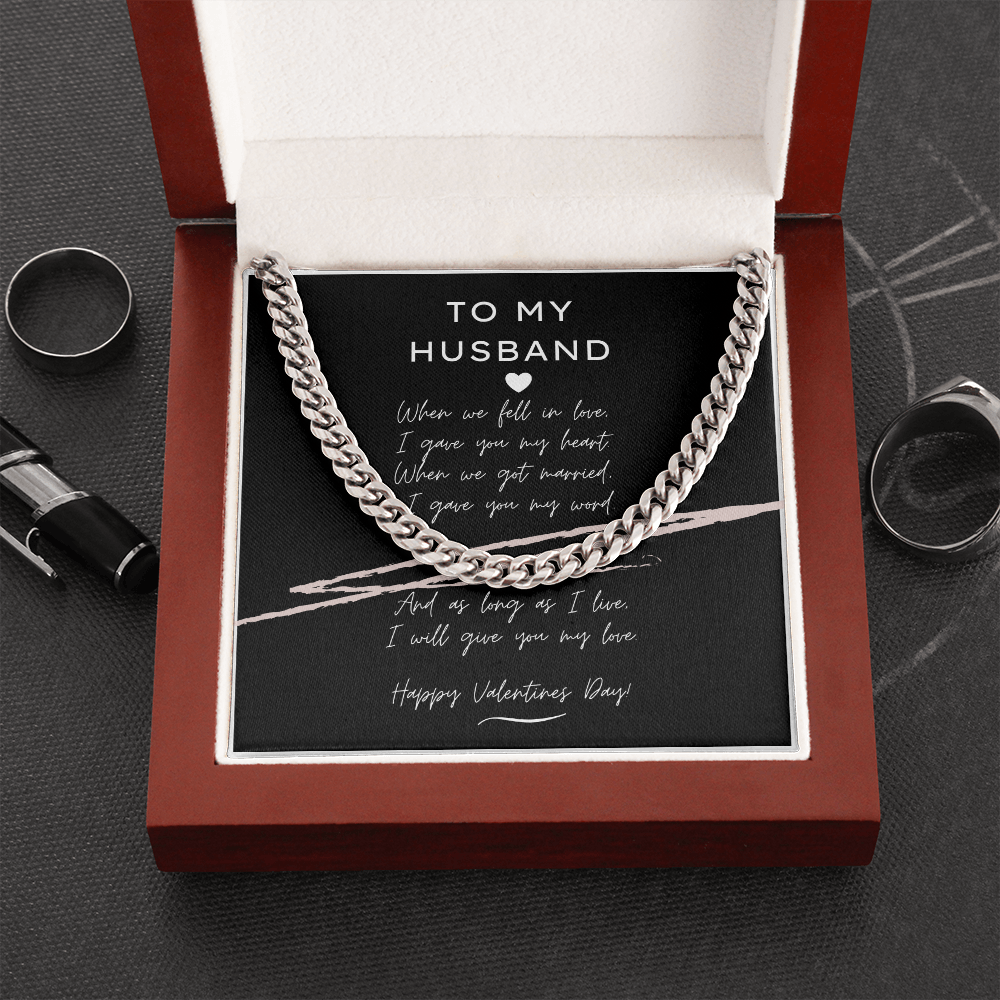 To my Husband, when we fell in love - black