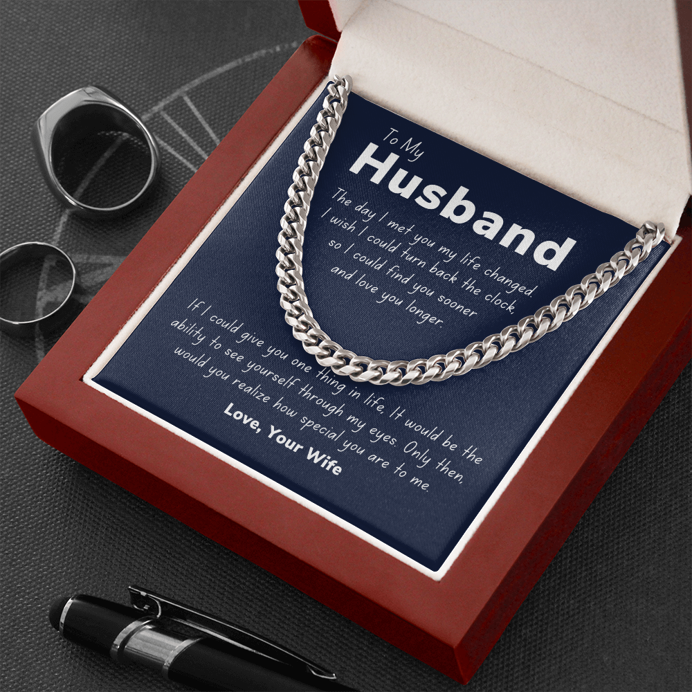 To my husband, turn back the clock