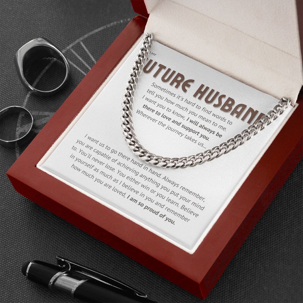 To my future husband - proud of you II, brown