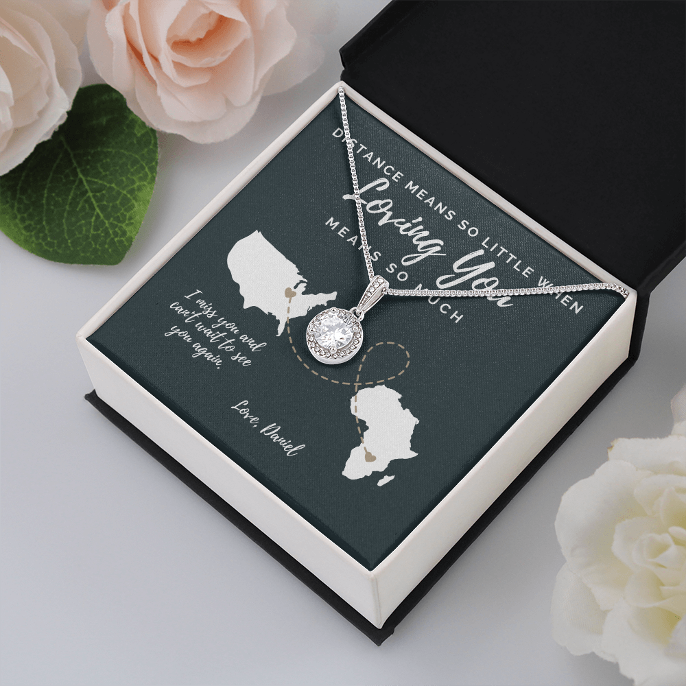 Distance means so little - loving you - For Her, Long Distance