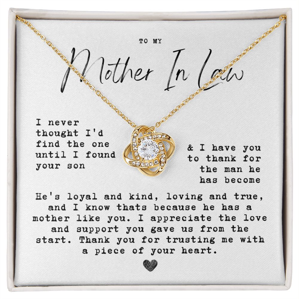 To My Mother-In-Law, I never thought