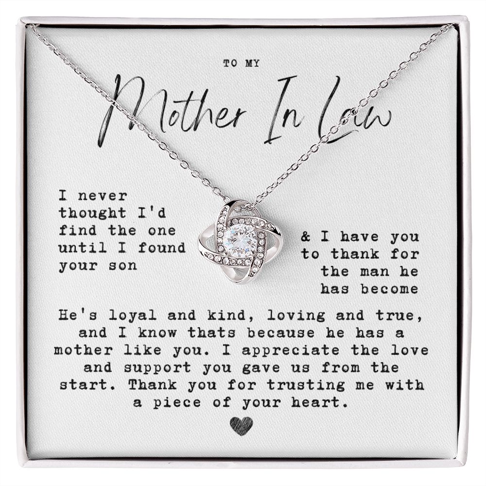 To My Mother-In-Law, I never thought