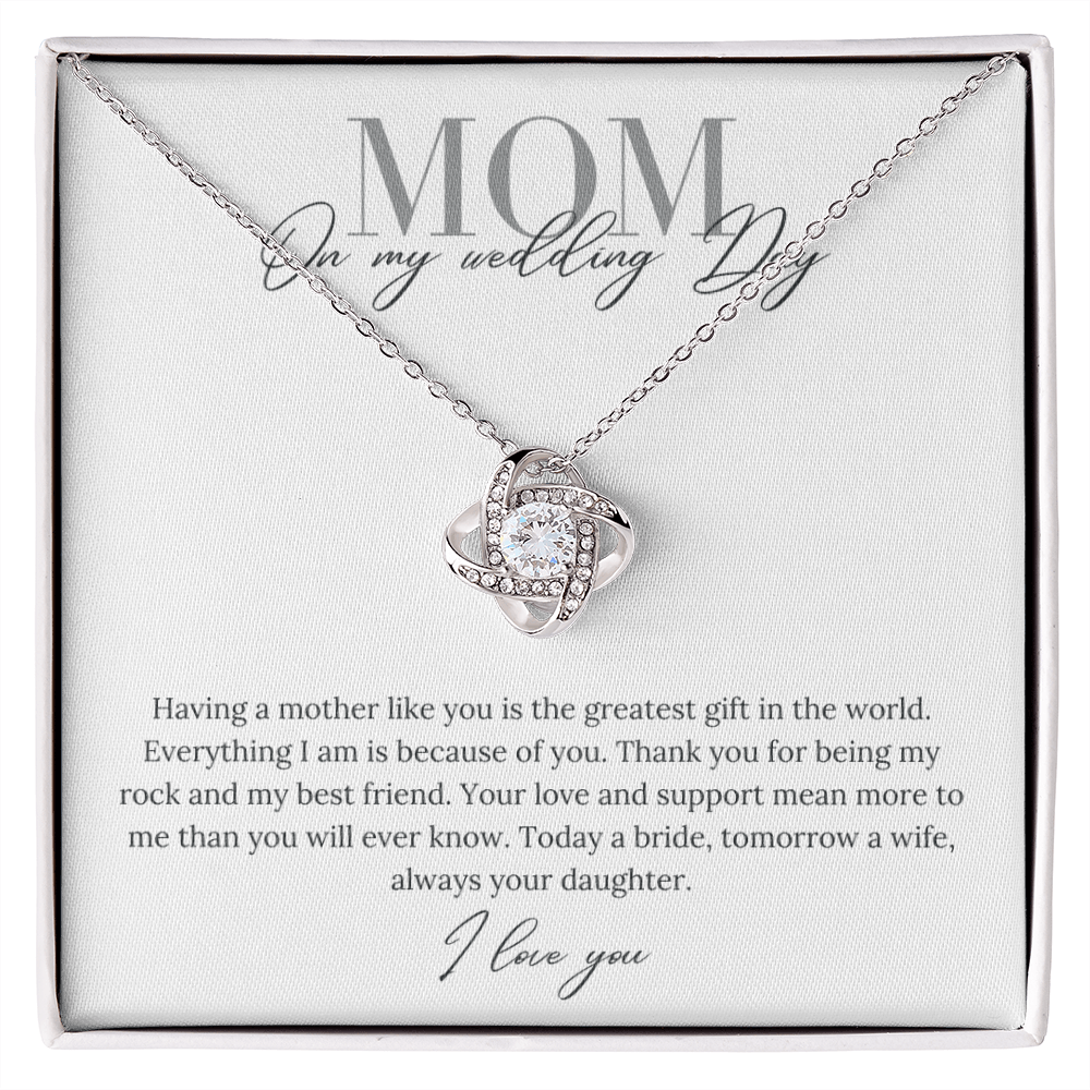 Mother of the Bride, greatest gift, gray