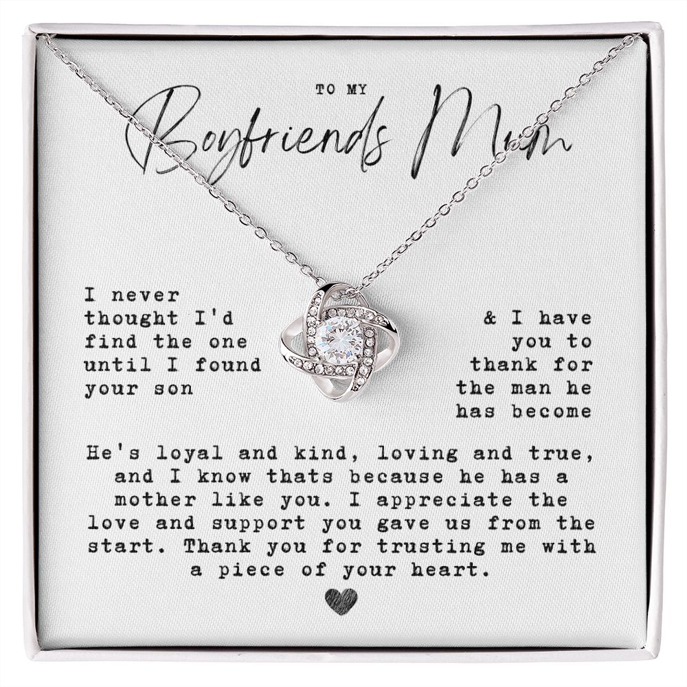 To my boyfriends mum, I never thought
