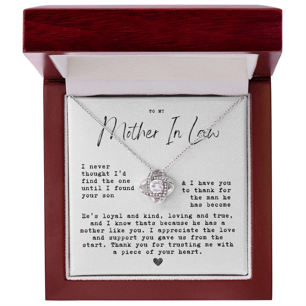 To My Mother-In-Law, I never thought