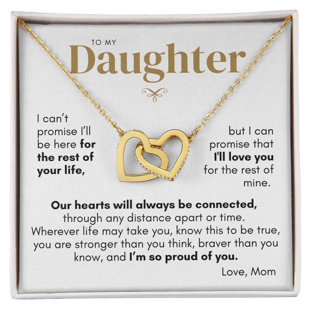 To Daughter from Mom, Connected by Heart