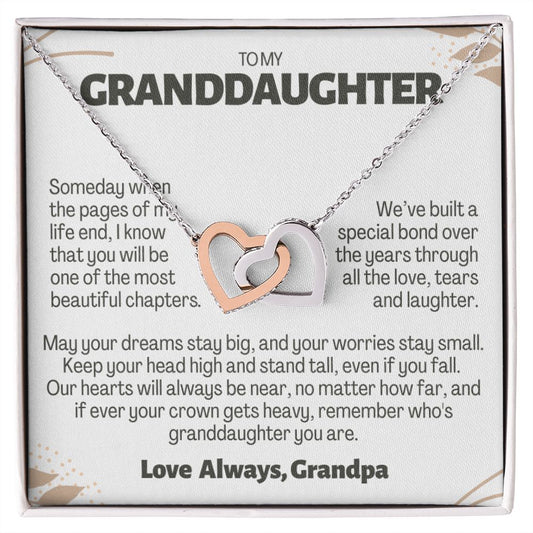 GD4 - to granddaughter - from grandpa