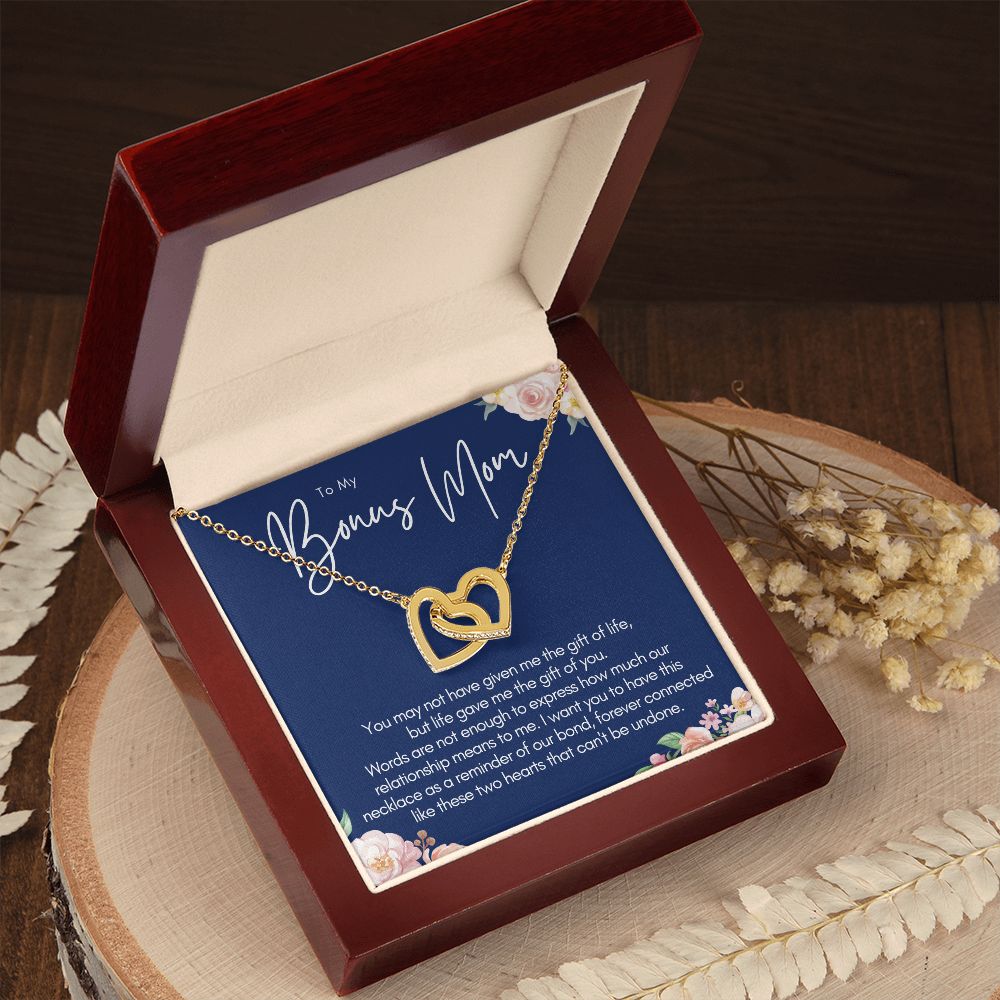 Bonus Mom Gift, forever connected 2 hearts