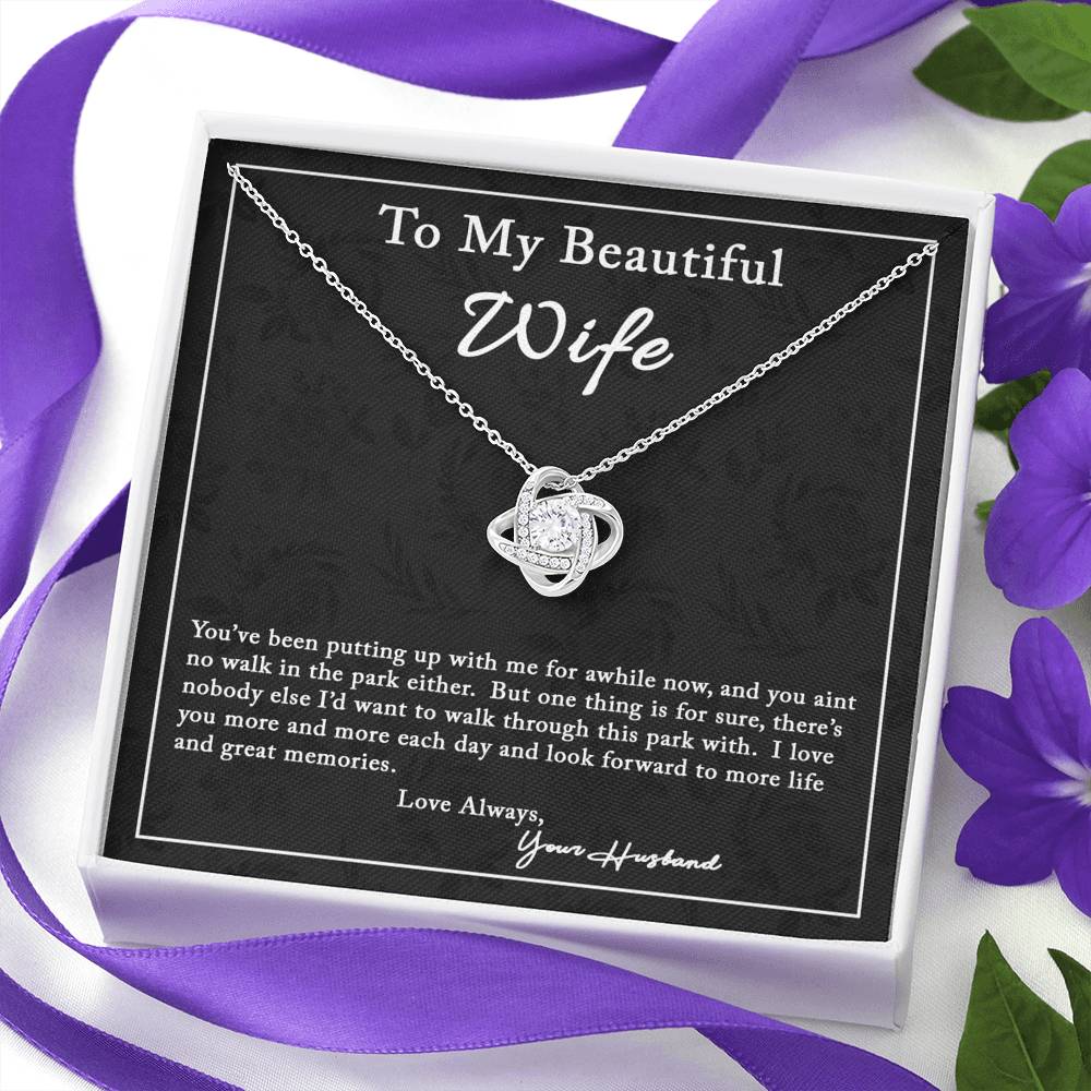 To my wife, Funny, rude, Anniversary gift for wife from Husband Humor card, watercolor rose with white text