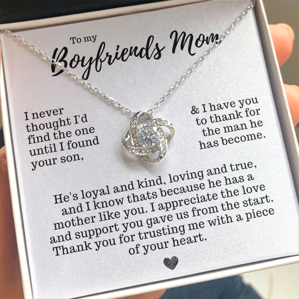 To my boyfriends mom, I never thought