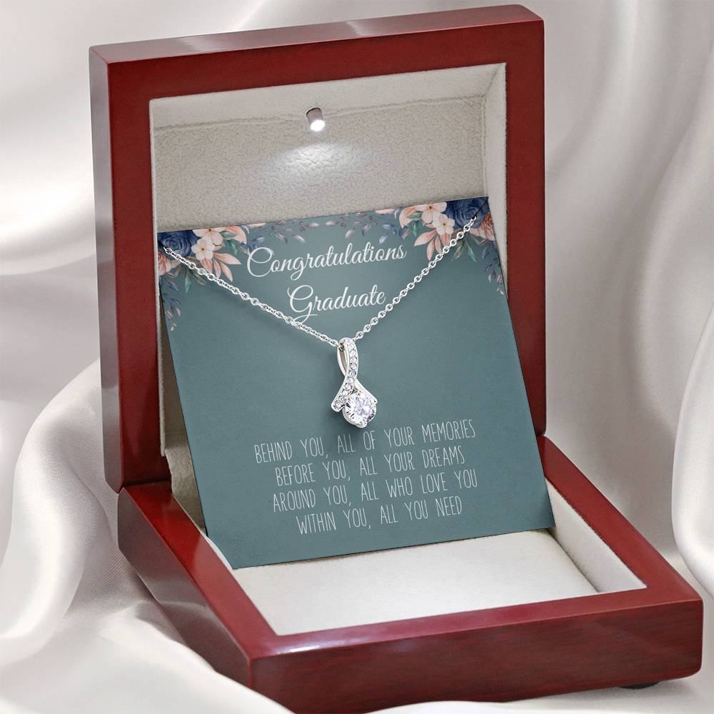 Congratulations Graduate Floral Necklace