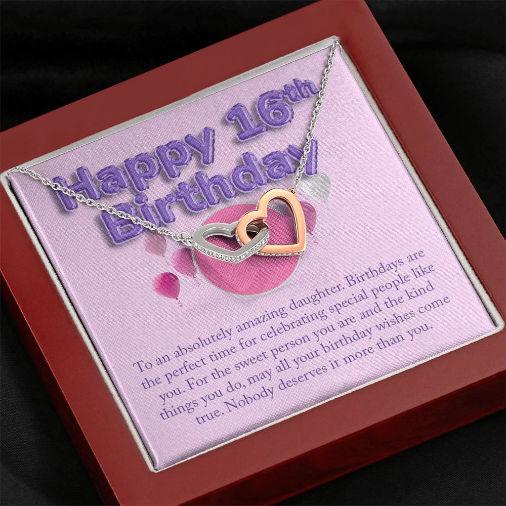16 Birthday - Purple Balloons - v1 2H