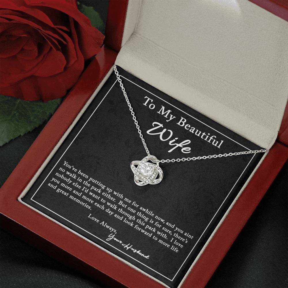 To my wife, Funny, rude, Anniversary gift for wife from Husband Humor card, watercolor rose with white text