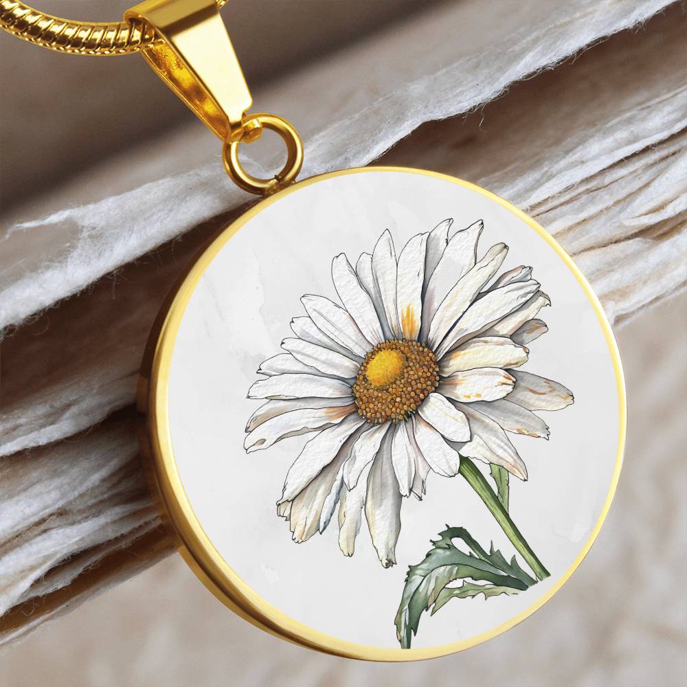 Birth Month Flower Necklace
