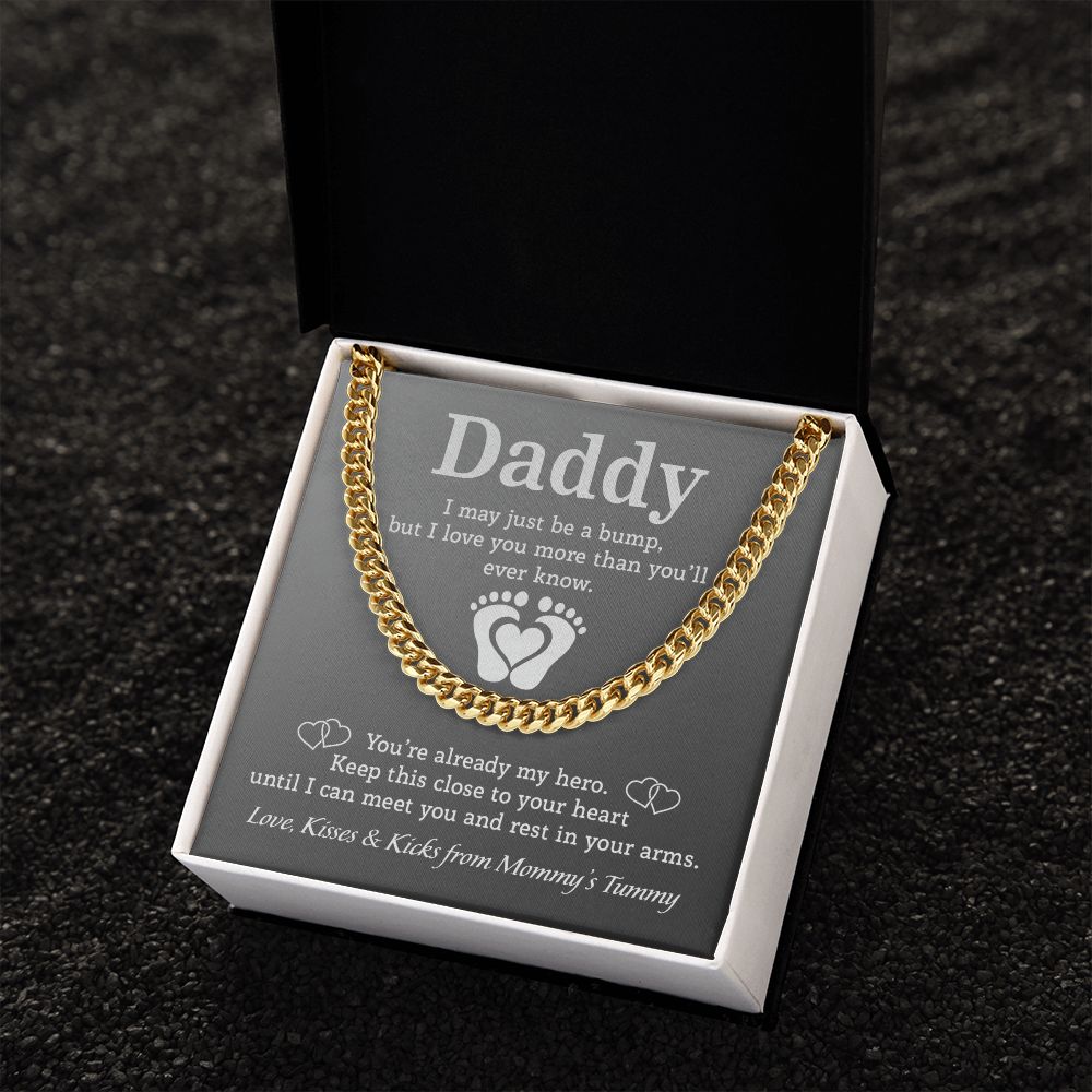 Daddy - Mommy's Tummy Cuban Link