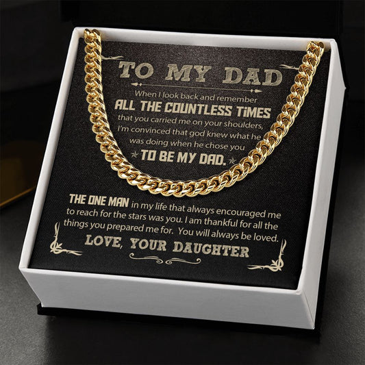 My Dad - God Chose You D Cuban Link