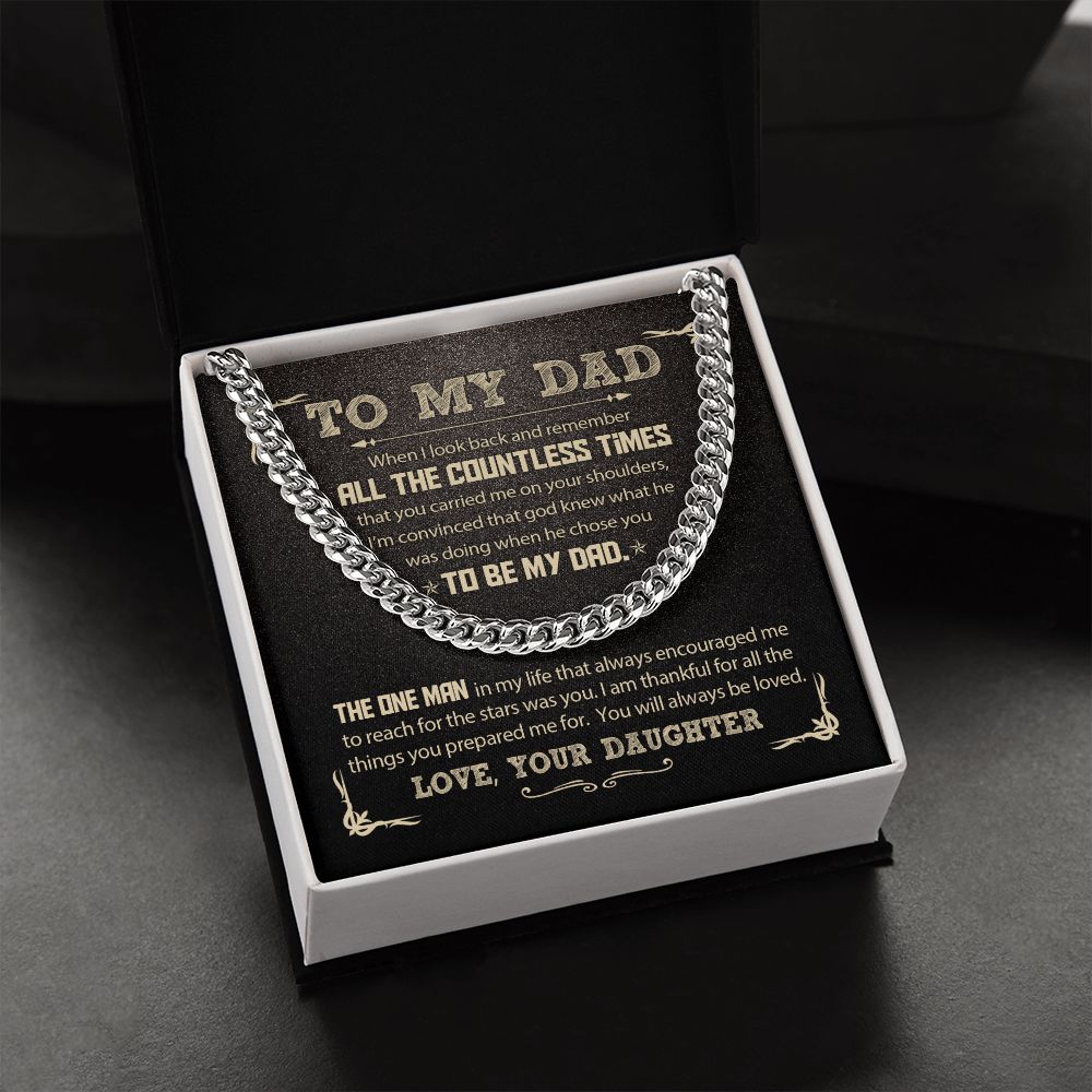 My Dad - God Chose You D Cuban Link