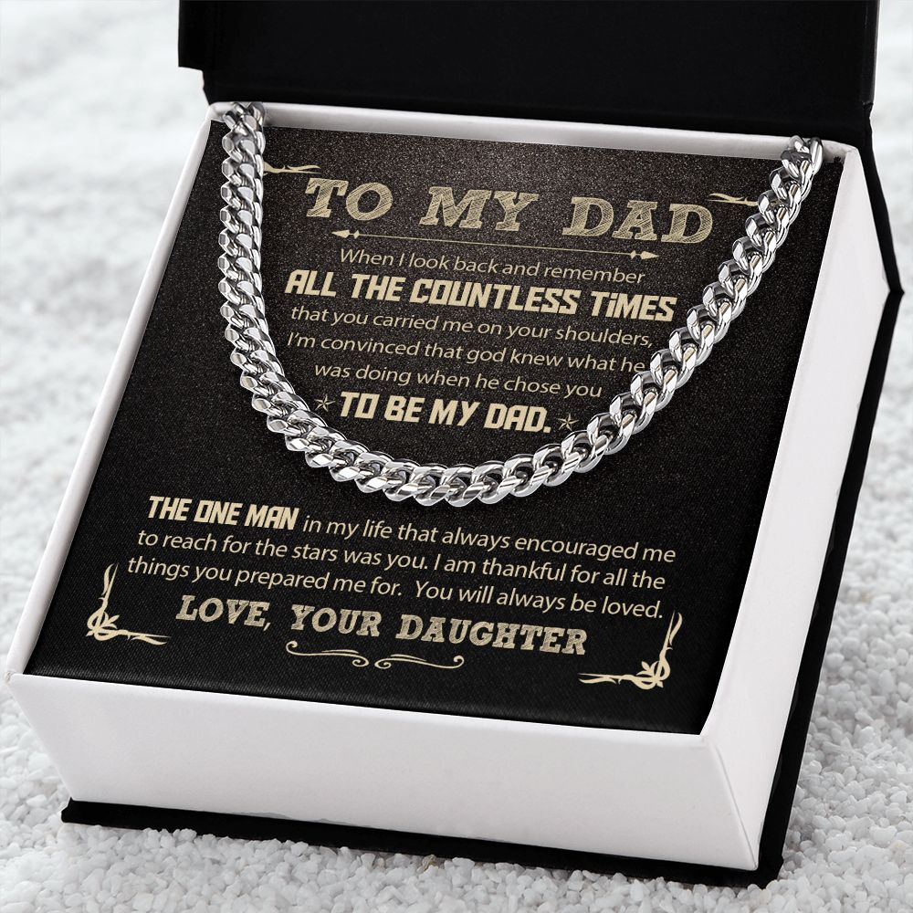 My Dad - God Chose You D Cuban Link