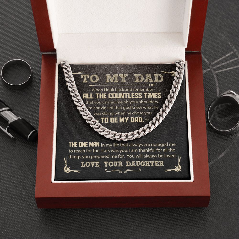 My Dad - God Chose You D Cuban Link