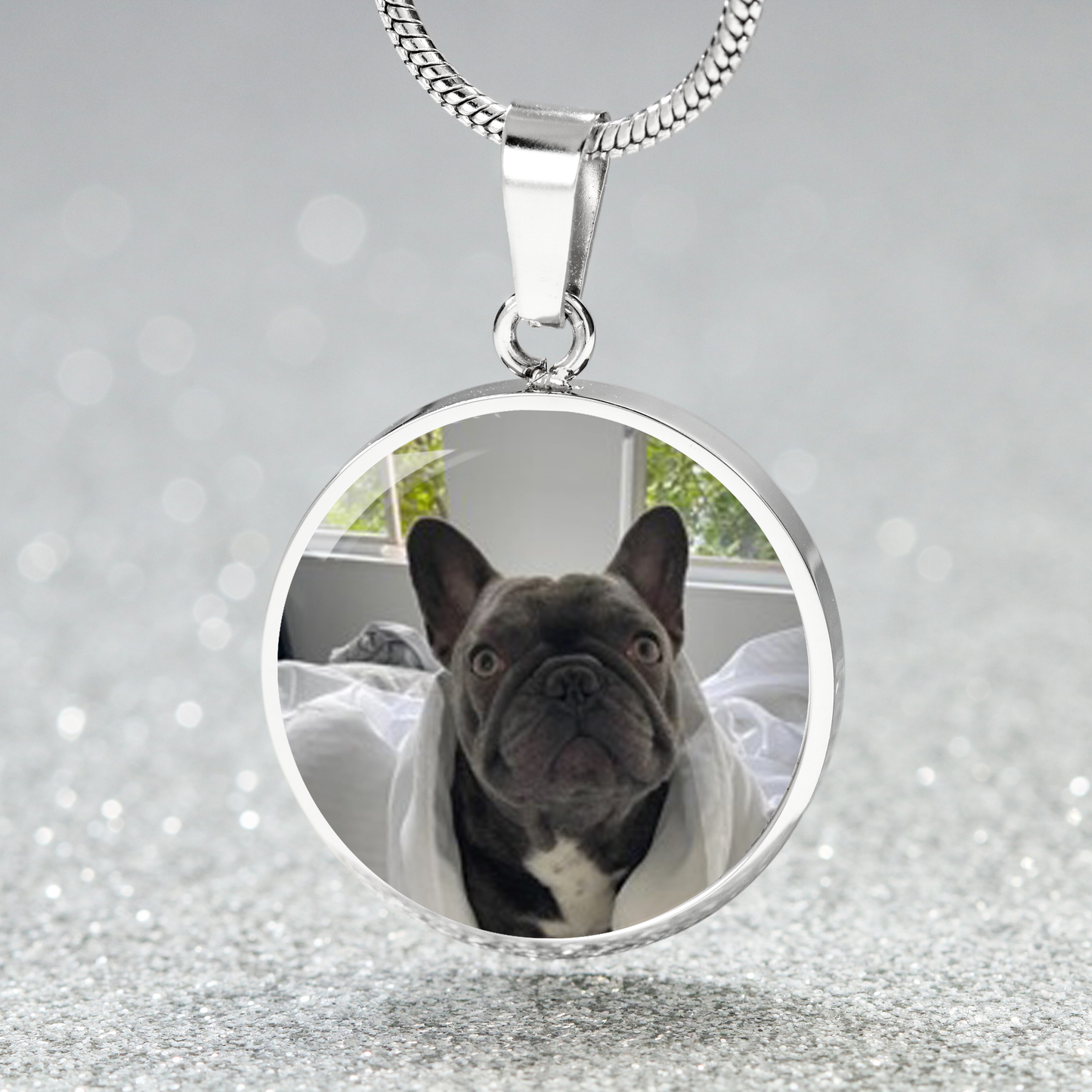 Picture Necklace, Circe Pendant, personalized photo