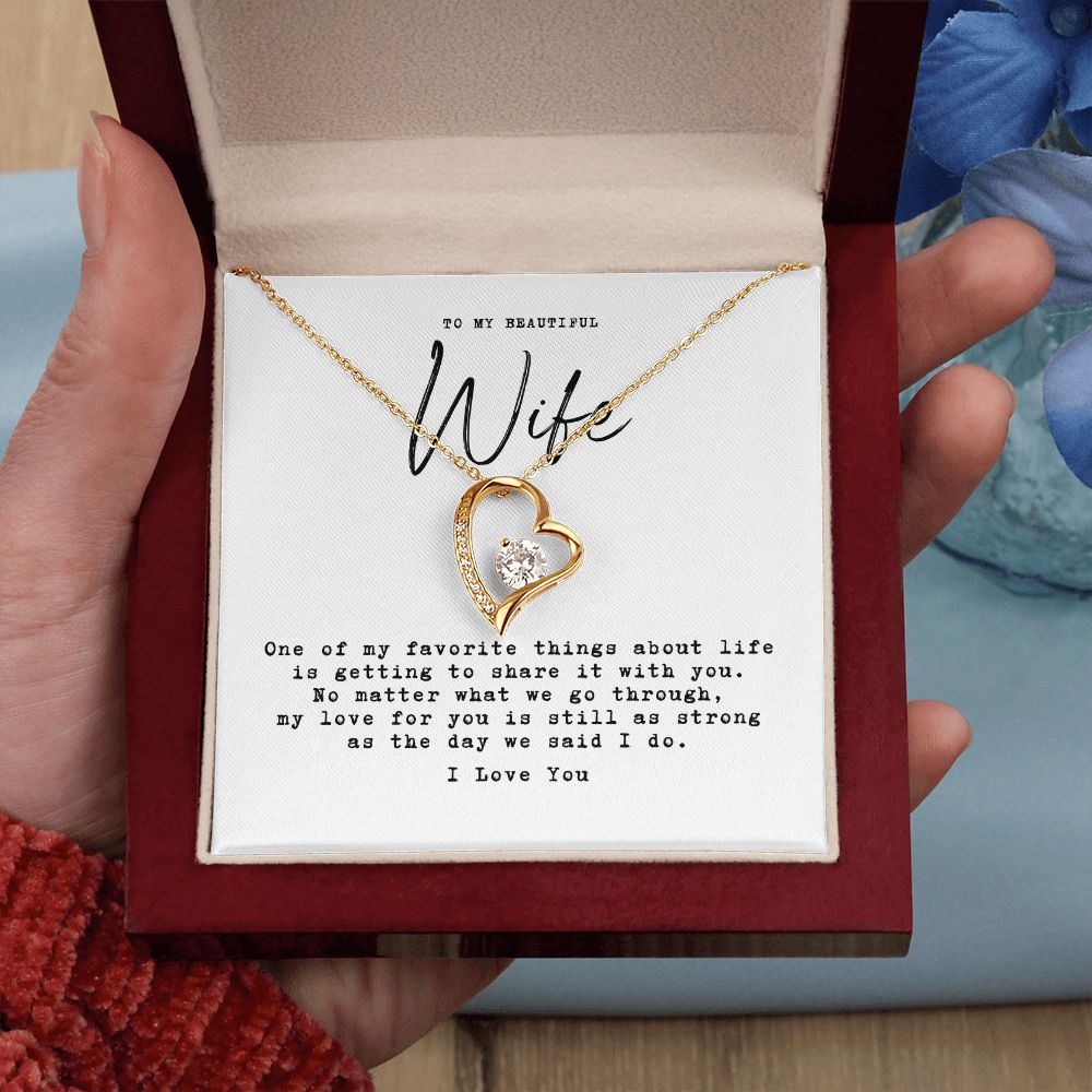 to my wife - one of my favorite things
