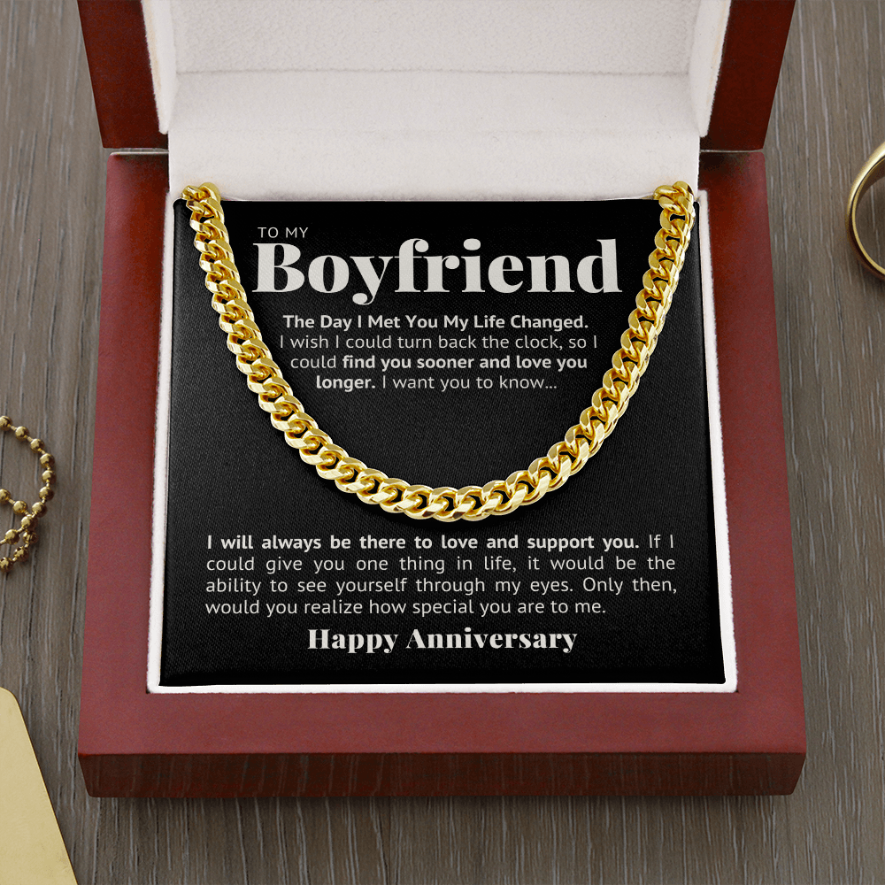 To my Boyfriend Happy anniversary, the day I met you - bfa2