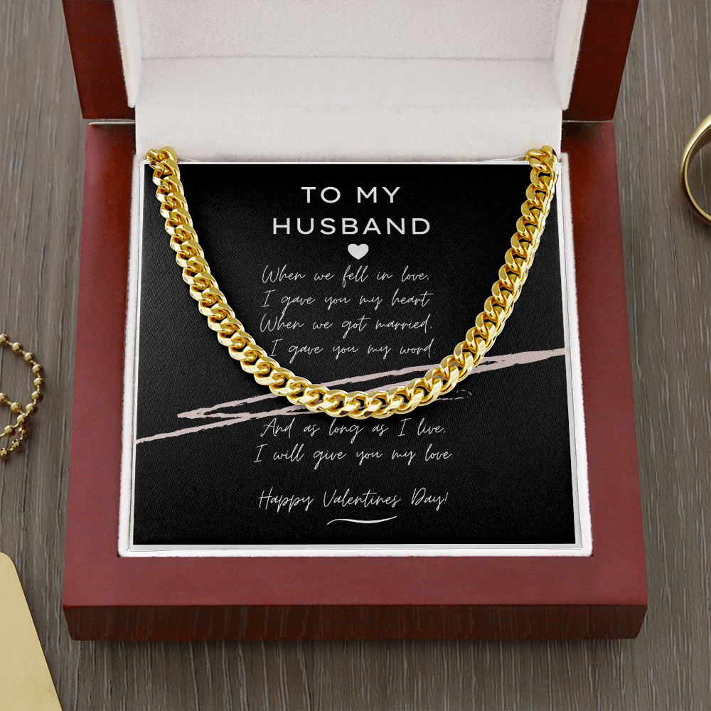 To my Husband, when we fell in love - black