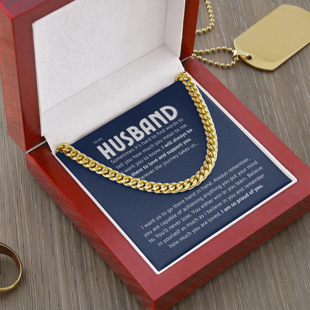 To my husband - proud of you II, blue