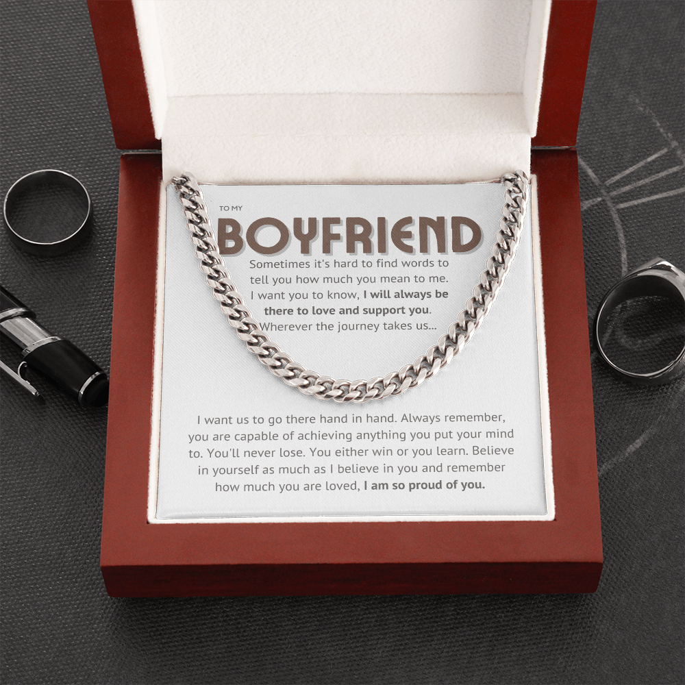 To my boyfriend - proud of you II, brown