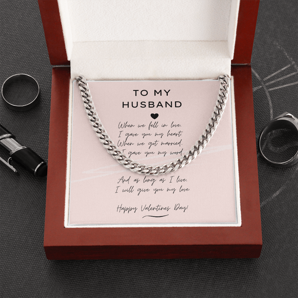 to my Husband, when we fell in love  pink
