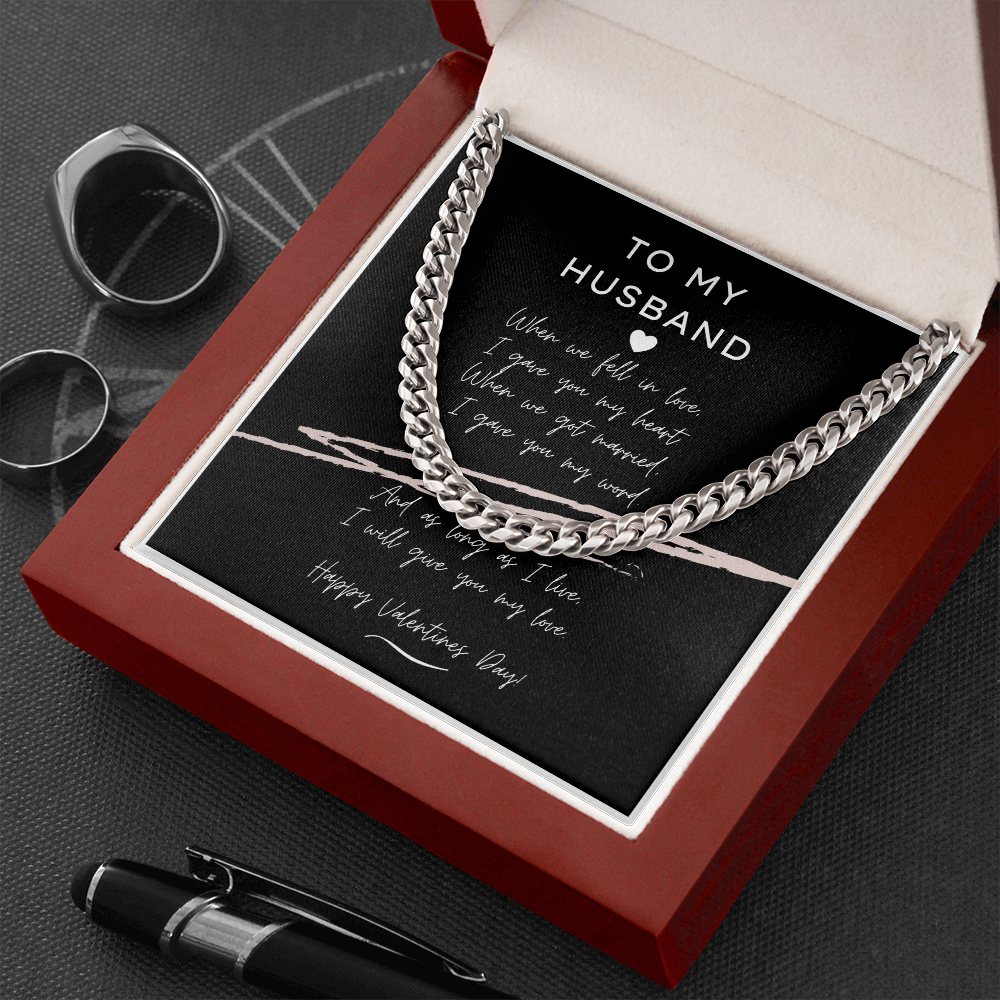 To my Husband, when we fell in love - black