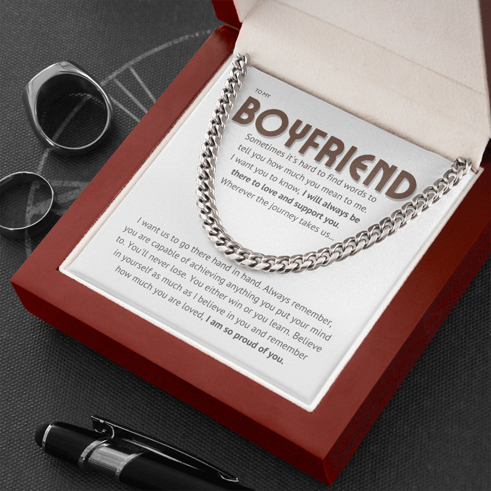 To my boyfriend - proud of you II, brown