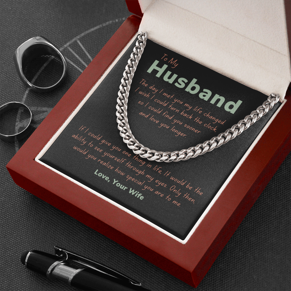 To my husband, turn back the clock