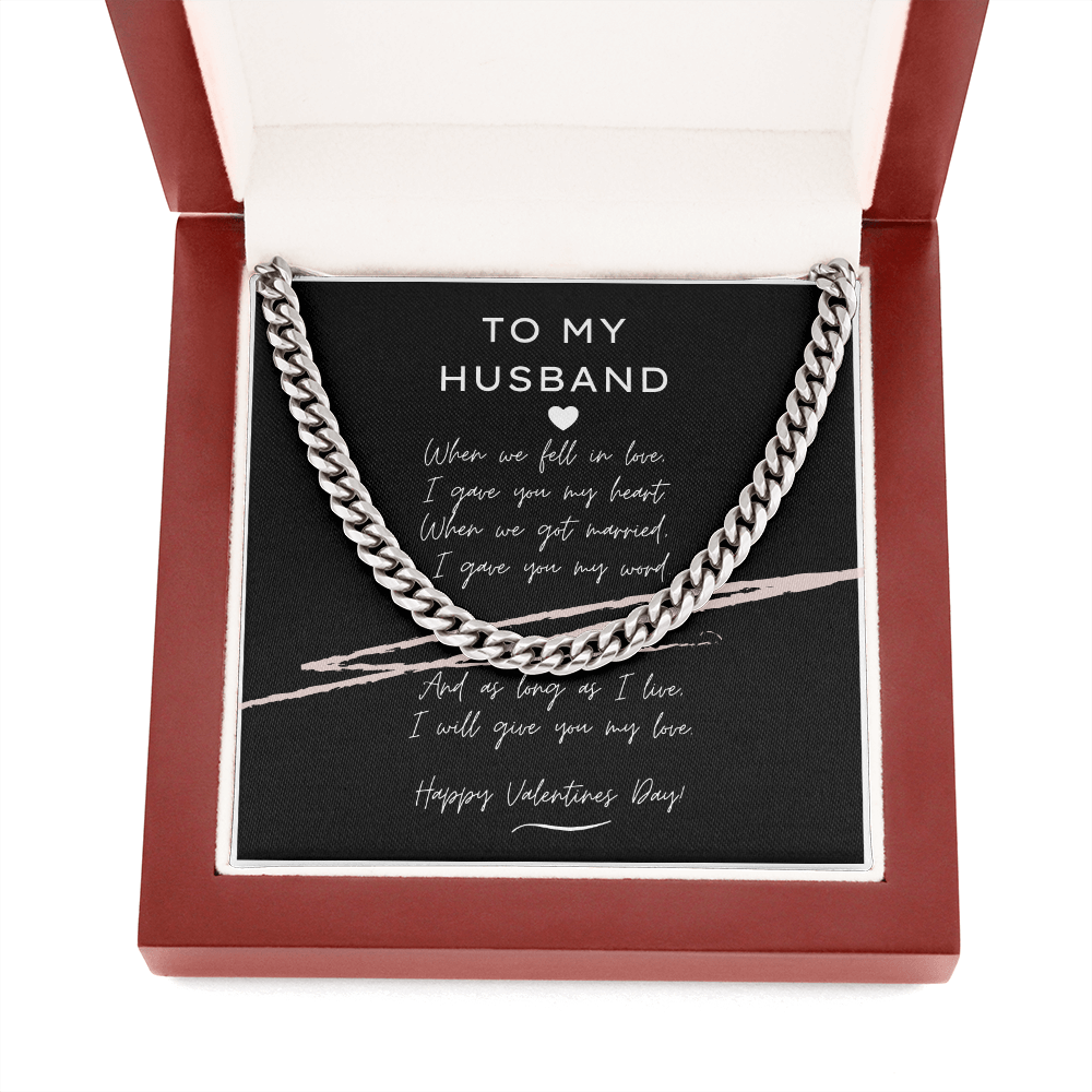 To my Husband, when we fell in love - black