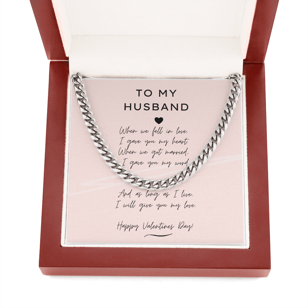 to my Husband, when we fell in love  pink