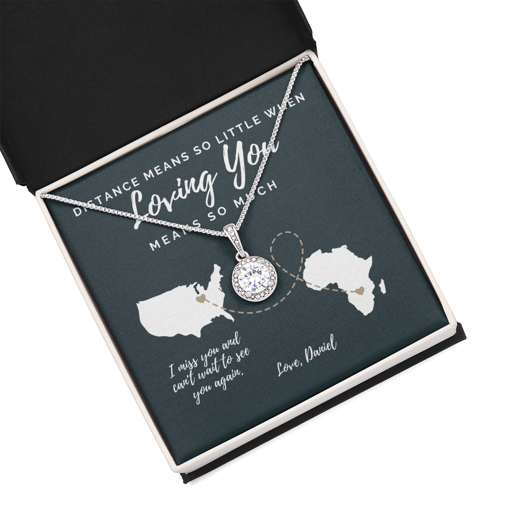 Distance means so little - loving you - For Her, Long Distance
