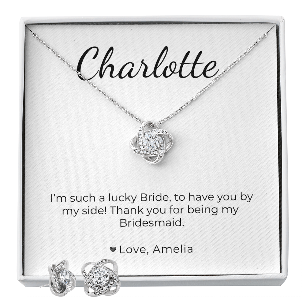 Bridesmaid - such a lucky bride, Set