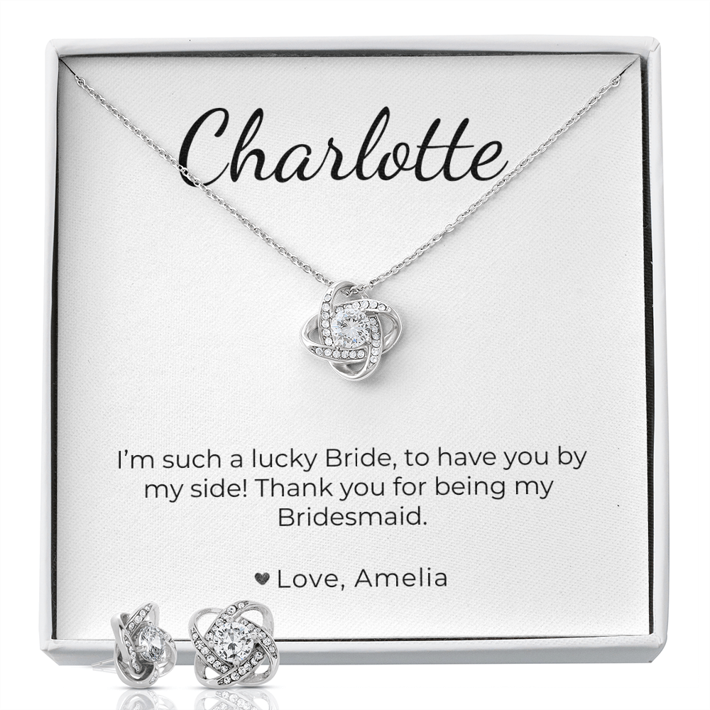 Bridesmaid - such a lucky bride, Set