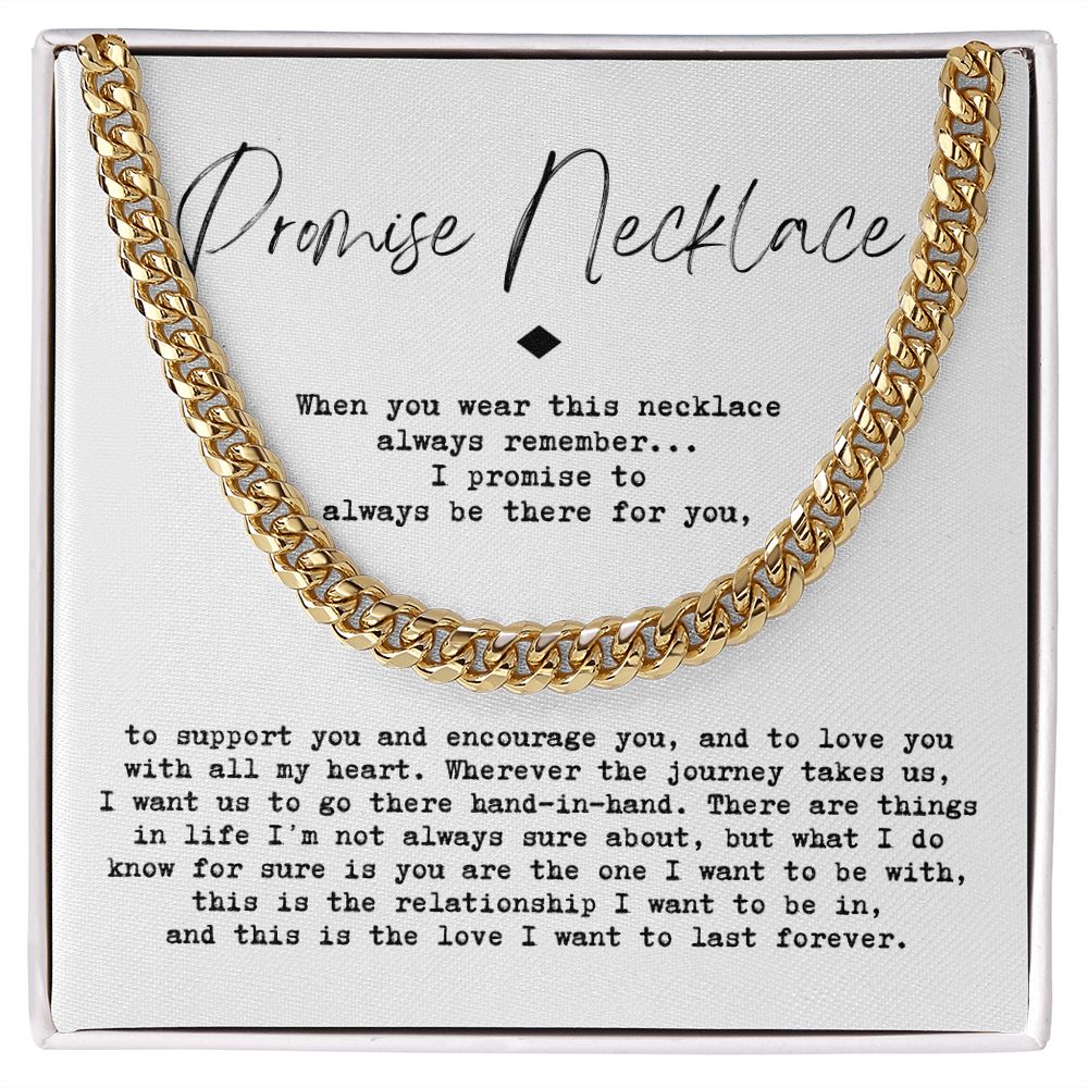 pn1wbg - always there for you Promise Necklace