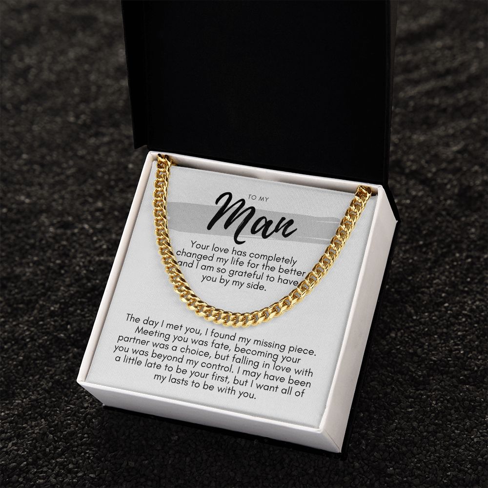 My Man, Life for the Better mm3wbgpb Cuban link