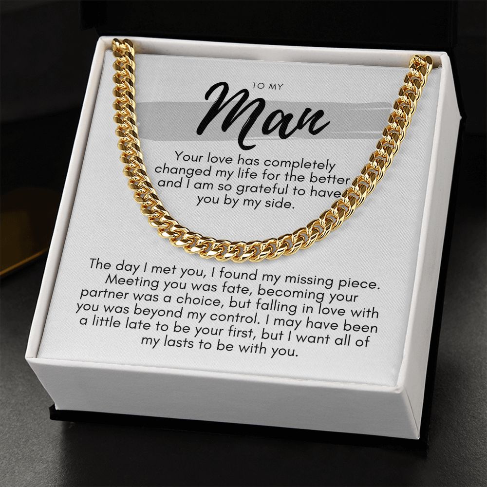 My Man, Life for the Better mm3wbgpb Cuban link
