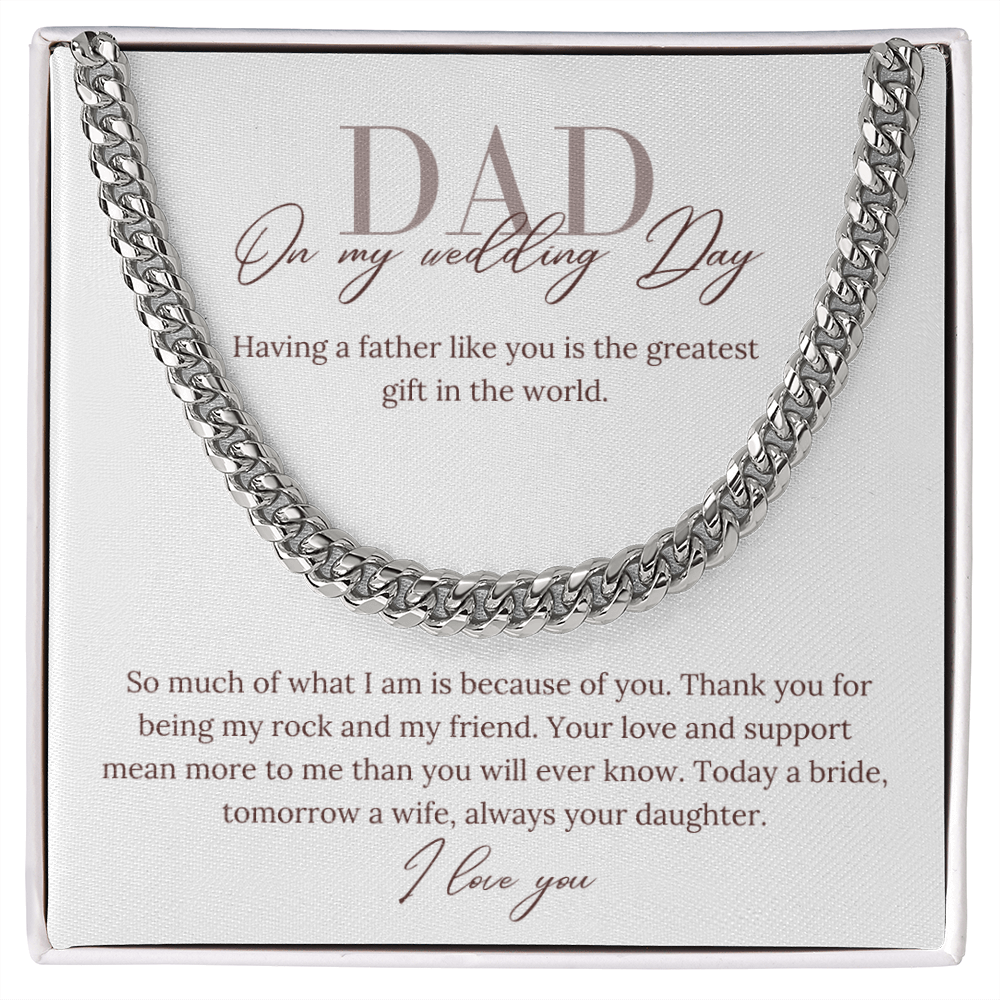 Father of the Bride, the greatest gift