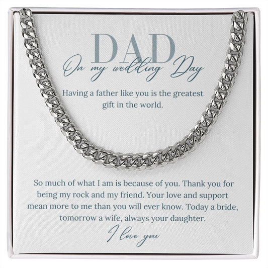 Father of the Bride, greatest gift, mint